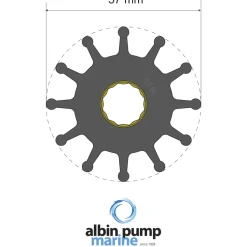 Impellerkit Albin Group Marine Premium 06-01-012