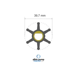 Impellerkit Albin Group Marine Premium 06-01-004