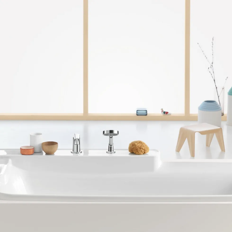 Inbyggnadsdel Hansgrohe Securflex-set till Karkant med Handdusch