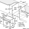 Inbyggnadsugn Siemens HB234ABS3F iQ300