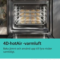 Inbyggnadsugn Siemens iQ700 HB776G3B2S Svart med Smart Uppkoppling