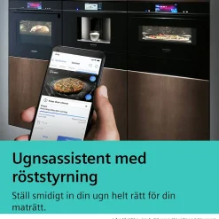 Inbyggnadsugn Siemens iQ700 HB776G3B2S Svart med Smart Uppkoppling