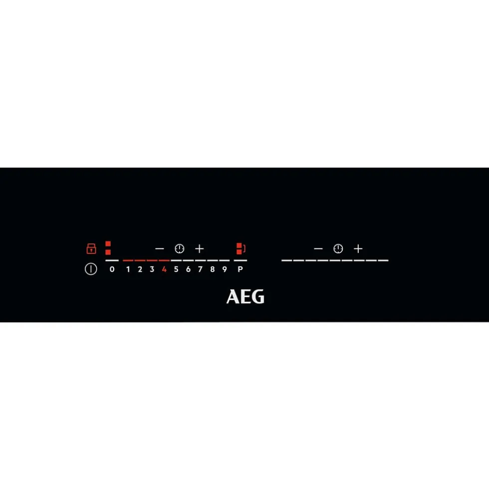 Induktionshäll AEG IKE42640KB Svart med Bridgefunktion och ActiveTouch