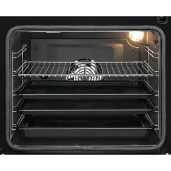Induktionsspis Electrolux LKI64404SW med Självrengörande Ugn och Hob2Hood