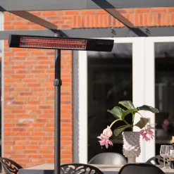 Infravärmare SunRed RD-DARK-25S Terrassvärmare, Stående Design i Svart, 2500 W