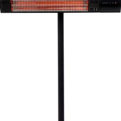 Infravärmare SunRed RD-DARK-25S Terrassvärmare, Stående Design i Svart, 2500 W