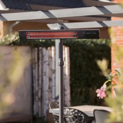 Infravärmare SunRed RD-DARK-25S Terrassvärmare, Stående Design i Svart, 2500 W