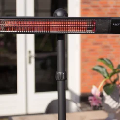 Infravärmare SunRed RD-DARK-25S Terrassvärmare, Stående Design i Svart, 2500 W