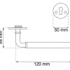 Innerdörrhandtag Habo A385 Ek/Krom