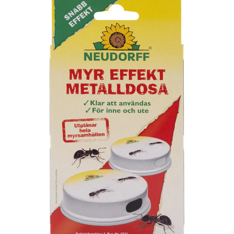 Insektsbekämpning Neudorff Myr Effekt Metall Dosor för Myrsamhällen