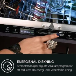 Integrerad Diskmaskin AEG FSE63657P Helintegrerad för IKEA Metod