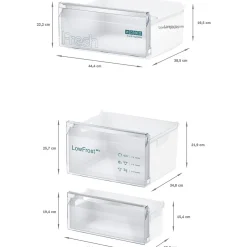 Integrerad Kyl/Frys Siemens iQ100 KI87V5SE0 Med LED-Belysning 177 x 54 Cm