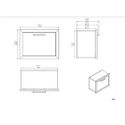 Isbehållare Myoutdoorkitchen Built-in 60 cm