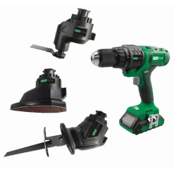 4-I-1 Verktyg Voltgear Plus 20V Med 2Ah Batteri & Laddare