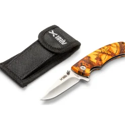 Jackknife Briv Orange Camo