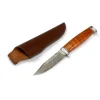 Jaktkniv Briv Damascus Leather 9,5"
