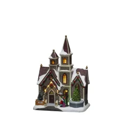 Julby Gnosjö Konstsmide B/O Mekanisk LED Kyrka