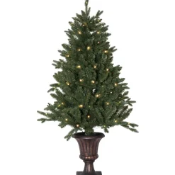 Julgran Star Trading Byske Plastgran 120 cm med LED 80 Ljus