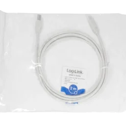 Kabel LogiLink USB-C till USB-B 2.0 2 m