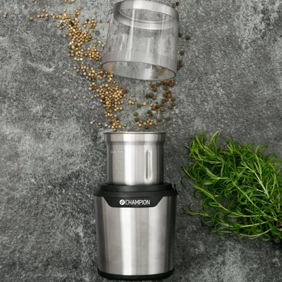 Kaffe-/Kryddkvarn Champion 80g 200W KK310 Rostfri