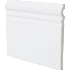 Kakel Lhådös Sekel vit blank sockel 15x15 cm