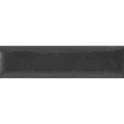 Kakel Tenfors Jewell Black Blank 7,5x30 cm