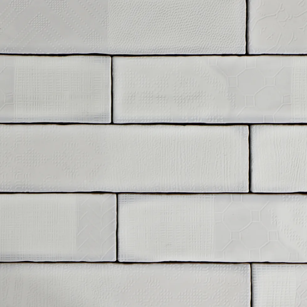 Kakel Tenfors Peronda Argila Pasadena Vit 7,5x30 cm