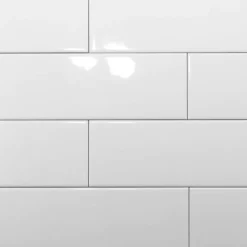 Kakel Tenfors Vit Blank 10x30 cm