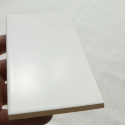 Kakel Tenfors Vit Slät Matt 7,5x15 cm