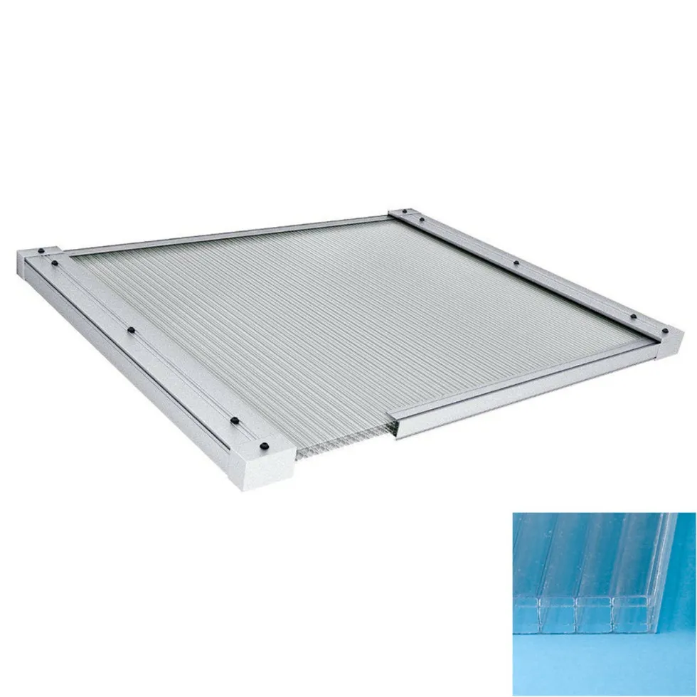 Kanalplast 10 mm Halle Isolux Klar Komplett Tak