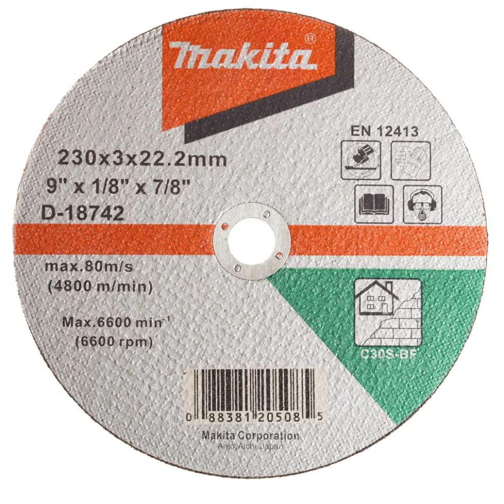 Kapskiva Makita D-18742 230x22,23 mm