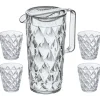 Karaff Inkl 4 Glas Koziol Crystal Set