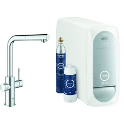 Köksblandare Grohe Blue Home med utdragbar L-pip Starter Kit Bluetooth