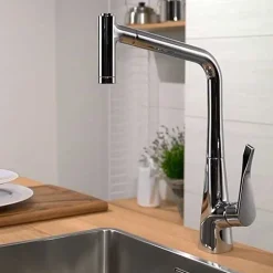 Köksblandare Hansgrohe Metris Select 320 med Utdragbar PipKrom