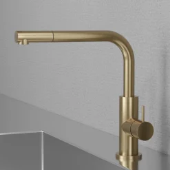 Köksblandare Scandtap Steel Accent 90