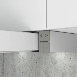 Köksfläkt Siemens LI97RB531 iQ300 Underbyggd Frånluft/Kolfilterfläkt i Rostfritt Stål