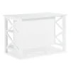 Köksö In Living Milla Vit MDF 135x80x90 cm Fristående med Förvaring