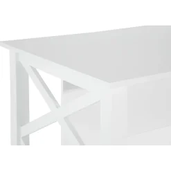Köksö In Living Milla Vit MDF 135x80x90 cm Fristående med Förvaring