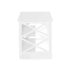 Köksö In Living Milla Vit MDF 135x80x90 cm Fristående med Förvaring