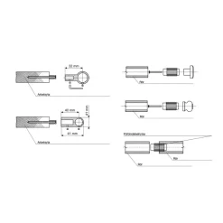 Köksreling Beslag Design Kitchen System ModernRostfri look