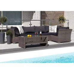 Klädsel Comfort Garden till Loungegrupp Florida 4 UtomhusGrå
