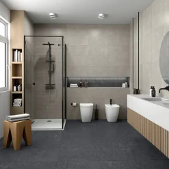 Klinker Arredo Luna Svart 30x60 cm