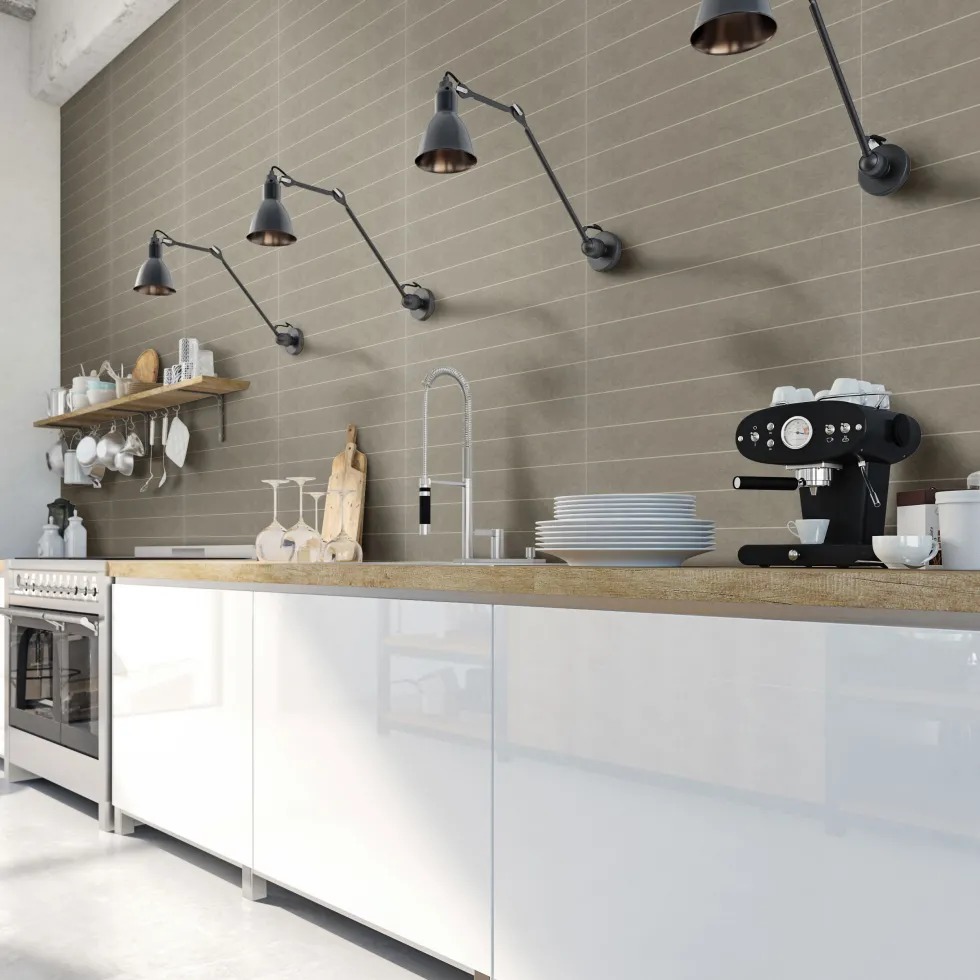 Klinker Arredo Quartz Brun 10x60 cm