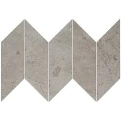 Klinker Bricmate J Chevron Norrvange Grey Left/Right 10x25 cm