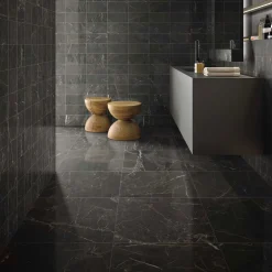 Klinker Ceramiche Keope Elements Lux Port Laurent Svart 60x60 cm