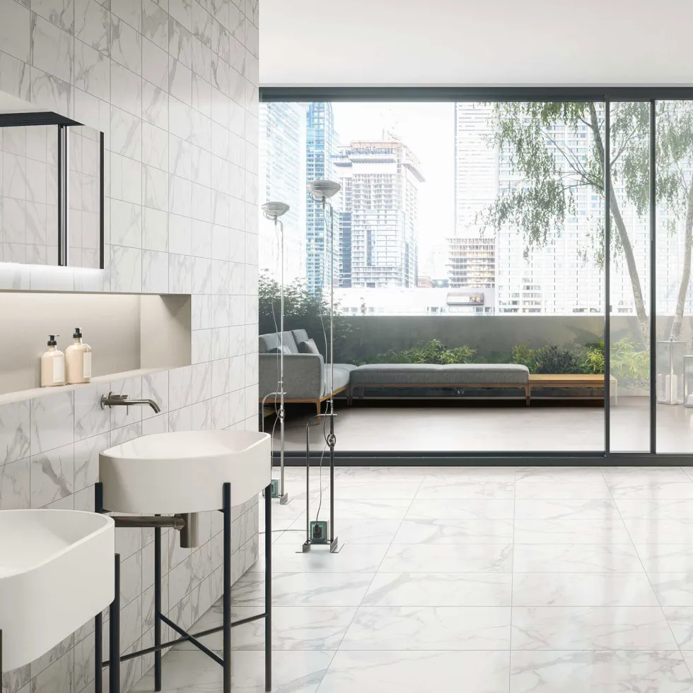 Klinker Ceramiche Keope Elements Lux Calacatta Vit 30x60 cm