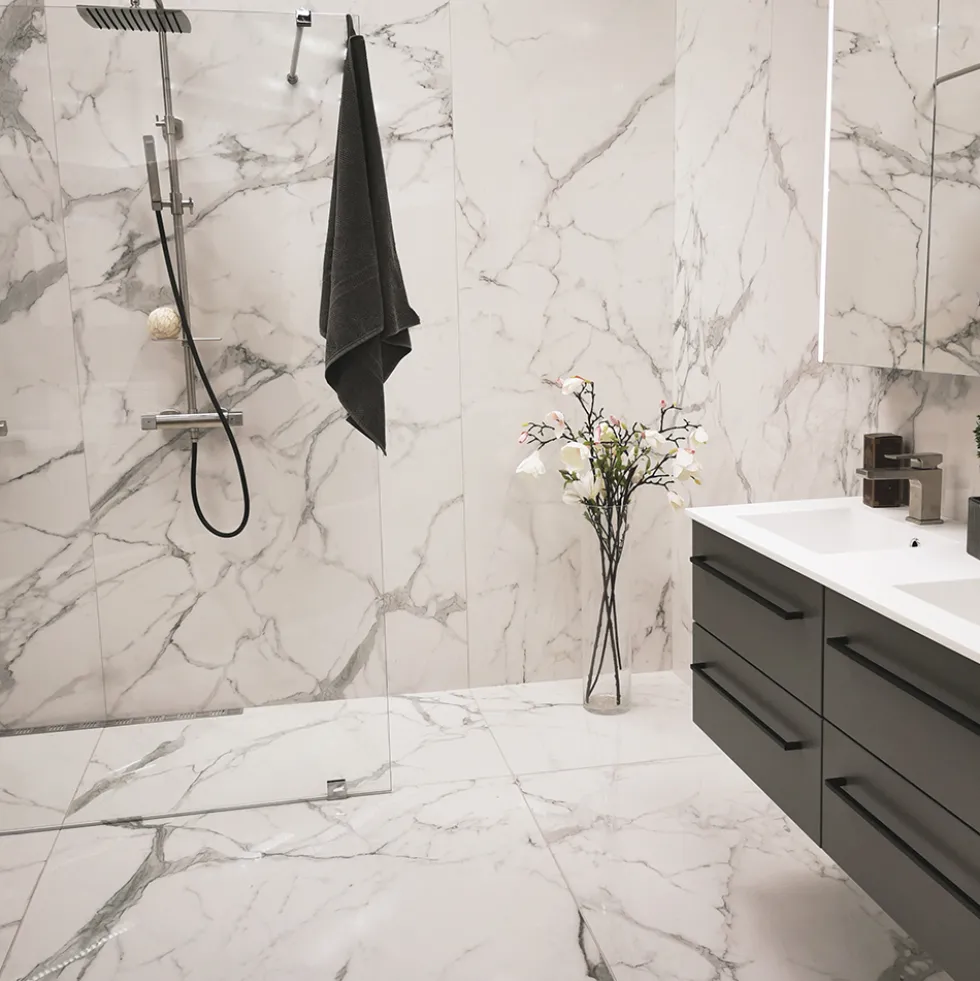 Klinker Ceramiche Keope Elements Lux Calacatta Vit 30x60 cm