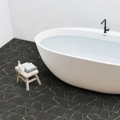 Klinker Ceramiche Keope Elements Lux Port Laurent Svart 15x15 cm