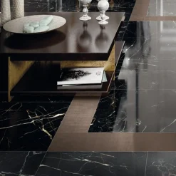 Klinker Ceramiche Keope Elements Lux Port Laurent Svart 15x15 cm