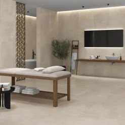 Klinker Elementi Beige Matt 60x120 cm